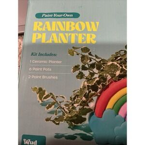 Mud Puddle Society‎ Rainbow Planter Paint Your Own